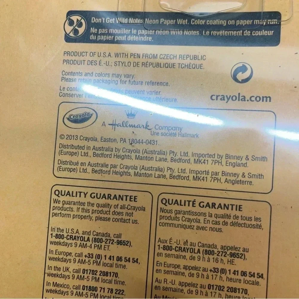 NEW Crayola Wild Notes Black 1 Subject Notebook Silver Metalic Marker Super Rare